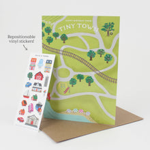Load image into Gallery viewer, Sticker Scene Card - Tiny Town
