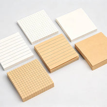 Load image into Gallery viewer, Blank Grid Notes: Kraft Paper Plaid / One Size
