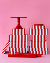 Load image into Gallery viewer, Rouge Red Foldable Box Risers (Set of 2): B
