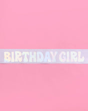 Load image into Gallery viewer, Birthday Girl Lavender Sash, Bday Party Accessory, Gift
