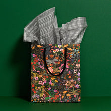 Load image into Gallery viewer, Black Stripe tissue paper: 5 Sheets
