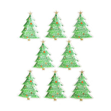Load image into Gallery viewer, Watercolor Tree Shaped Paper Plate
