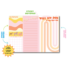 Load image into Gallery viewer, Dog Lovers Notepad (funny, gift )
