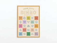 Load image into Gallery viewer, Custom City Explorer Bingo Card: Red / Yes: I would like a digital proof (+$.75/each)
