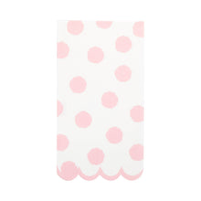 Load image into Gallery viewer, Pink Polka Dot Dinner Napkin
