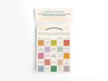 Load image into Gallery viewer, Book Review Bingo Card Set

