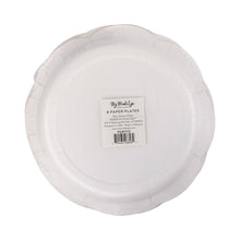 Load image into Gallery viewer, Blue Scallop Dessert 8" Plate
