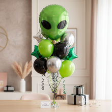 Load image into Gallery viewer, Alien Foil Balloon – Space, Sci-Fi &amp; Outer Galaxy Party
