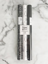 Load image into Gallery viewer, Black &amp; White Wrapping Paper Collection - Set of 3 Papers
