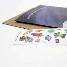 Load image into Gallery viewer, Sticker Scene Card - Outer Space Birthday
