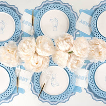 Load image into Gallery viewer, Blue Precious Baby Plaid Cocktail Napkins
