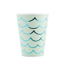 Load image into Gallery viewer, SEA1011 - Mermaid Tail Paper Party Cups - 12 oz
