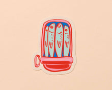 Load image into Gallery viewer, Vinyl Sticker—Sardines (Fish, Tin Fish, Food, Trend)
