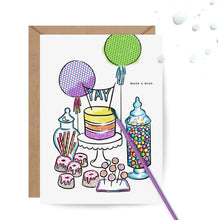 Load image into Gallery viewer, Paint With Water Card - Sweet Table
