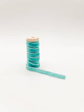 Load image into Gallery viewer, Velvet Ribbon - 3/8": Lemon

