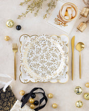 Load image into Gallery viewer, PLPL1833 - Gold Sprigs Paper Plate
