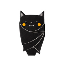 Load image into Gallery viewer, BAT1039 -  Freakin' Bats Hanging Bat Shaped Paper Dinner Napkin
