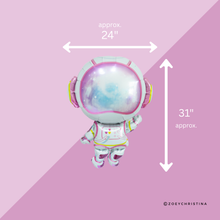 Load image into Gallery viewer, Pink Space Astronaut Foil Balloon 31" – Fun Outer Space
