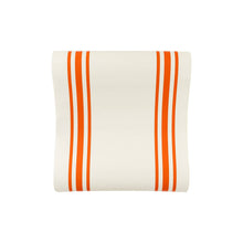 Load image into Gallery viewer, Orange Striped Paper Table Runner
