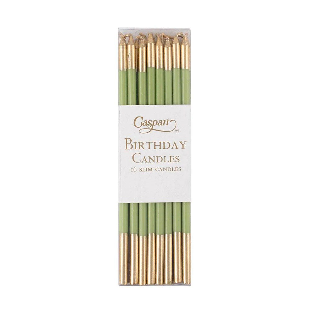 Green and Gold Candles