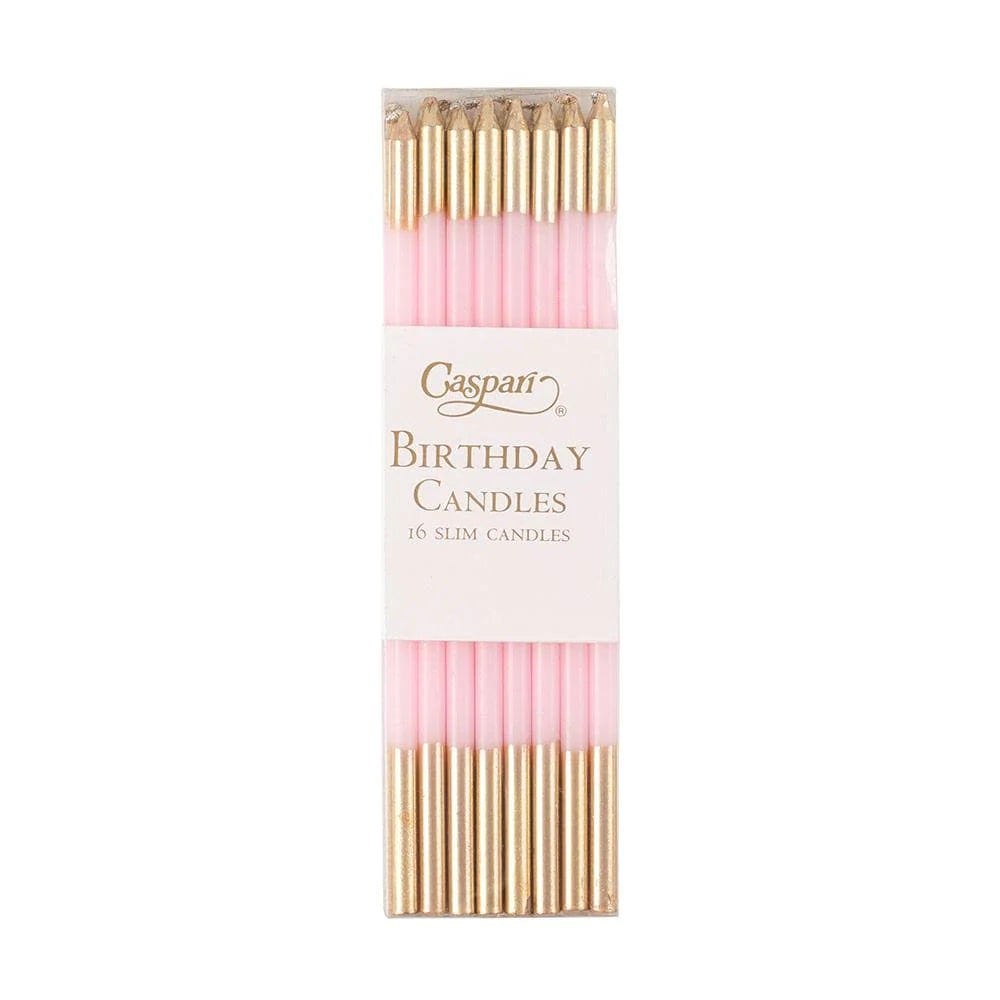 Pink and Gold Candles