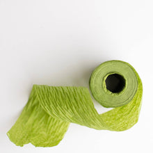 Load image into Gallery viewer, Crepe Paper Eco Ribbon: Olive

