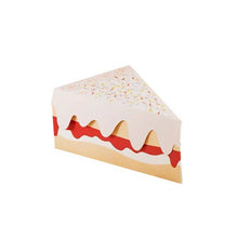 Load image into Gallery viewer, Slice Of Cake Mini Cake Boxes 10 Pack
