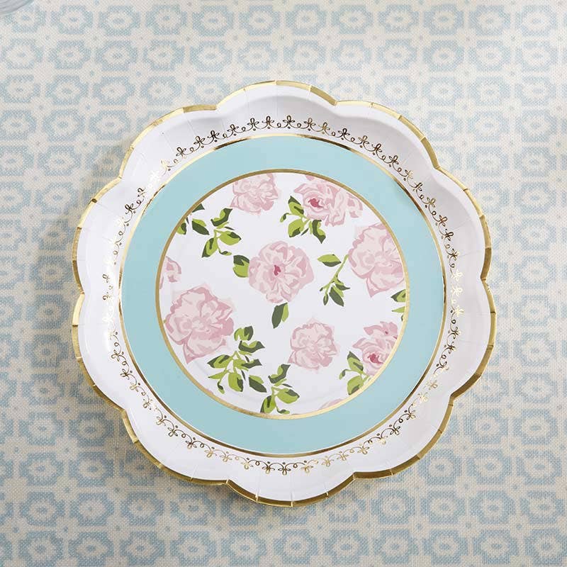 Tea Time Whimsy 9 in. Paper Plates