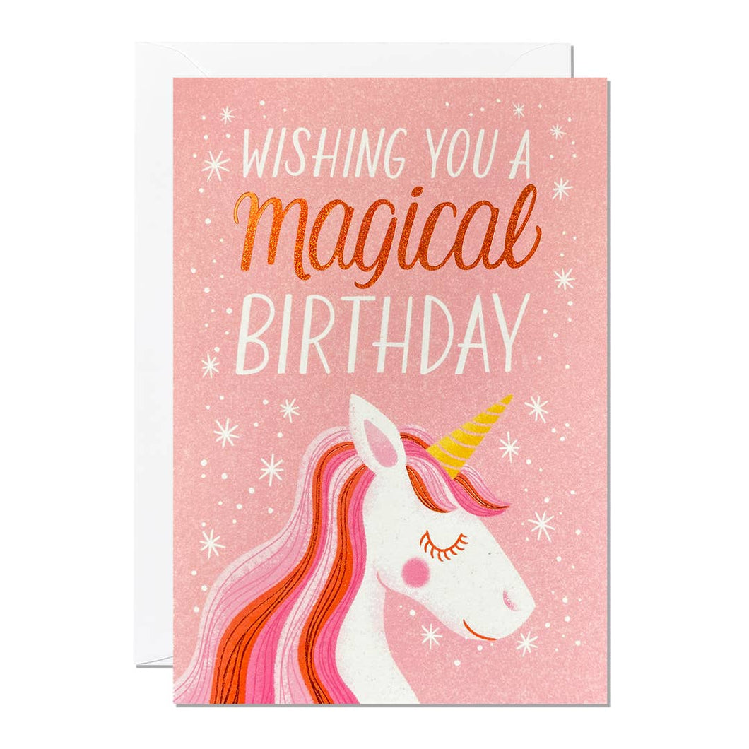 Birthday Unicorn | Animal Birthday Card | Kids Greeting Card