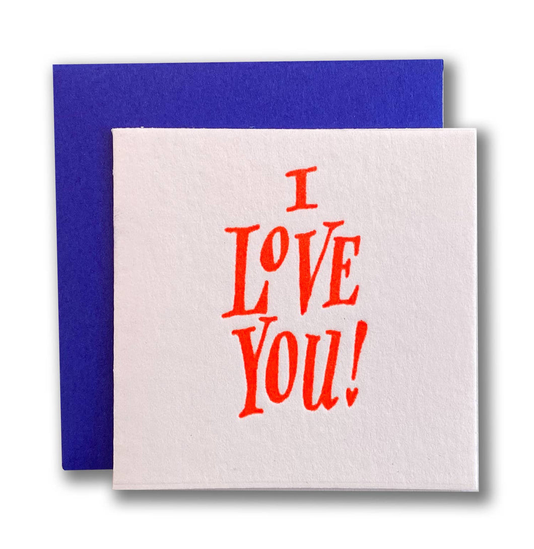 I love you! Tiny Card