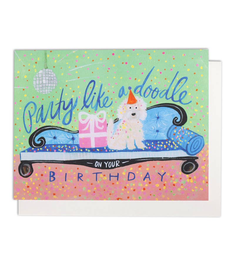 Party Like A Doodle Single Card