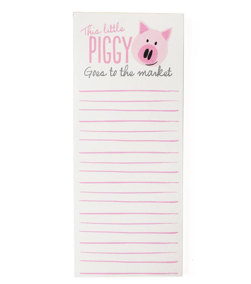 This Little Piggy Goes To The Market Notepad