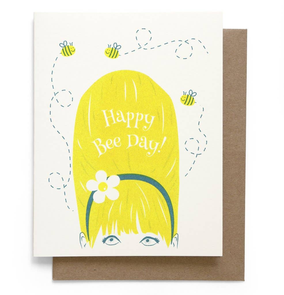 Happy Bee Day Greeting Card