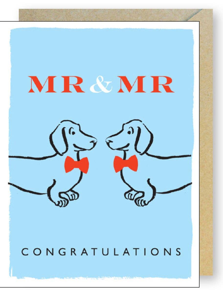 Dachshund Mr & Mr Wedding/Engagement