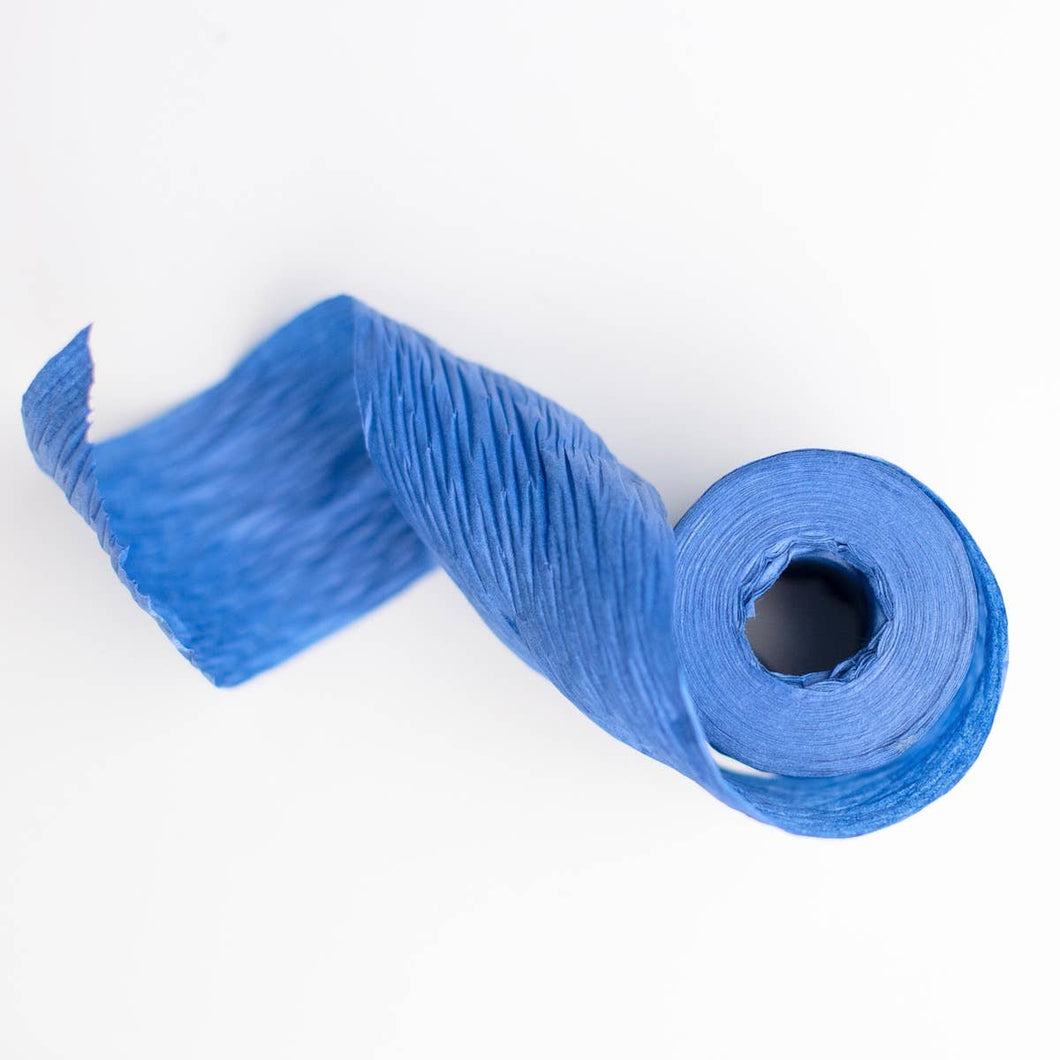 Crepe Paper Eco Ribbon: Navy