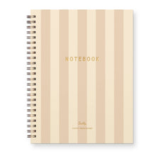 Load image into Gallery viewer, Striped Signature Journal: Lined Notebook: Golden Wheat
