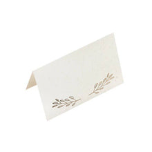 Load image into Gallery viewer, Gold Foiled Vine Place Cards 10 Pack
