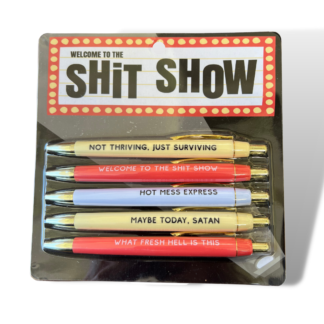 Welcome to The Shit Show Pen Set (mothers day)