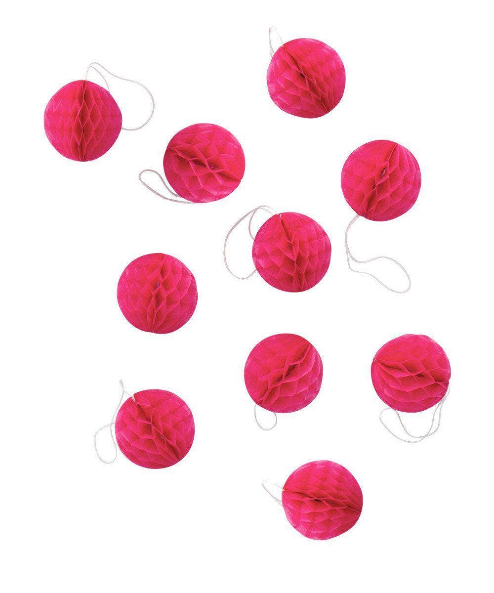 Hot Pink Honeycomb Mini Balls 2