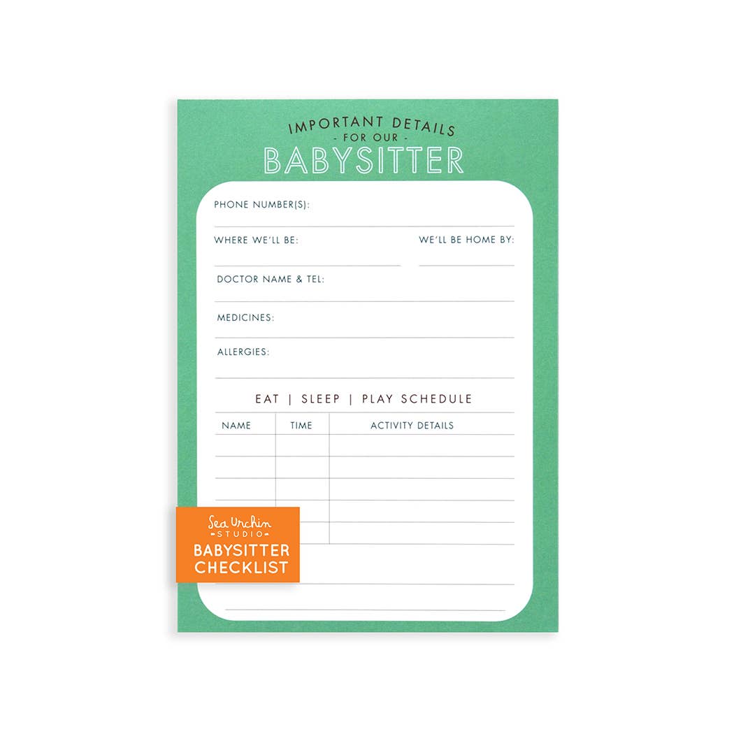 Notepad | Babysitter