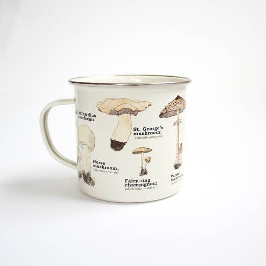 Mushroom Enamel mug