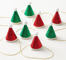 Load image into Gallery viewer, Santa and Tree Mini Party Hats
