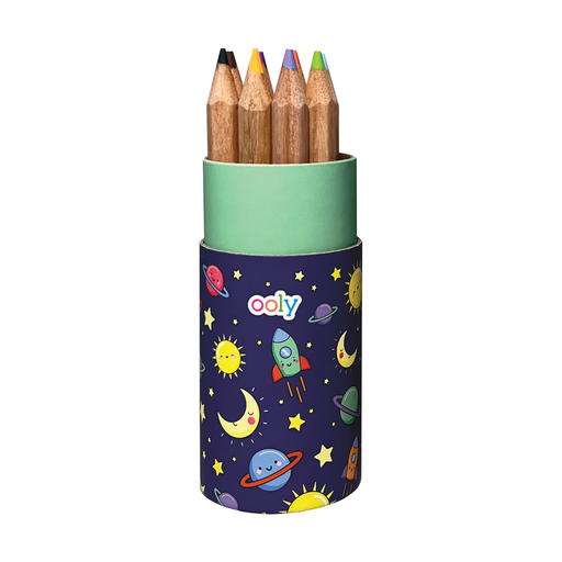 Draw 'n' Doodle Mini Colored Pencils + Sharpener - Set of 12: NAVY