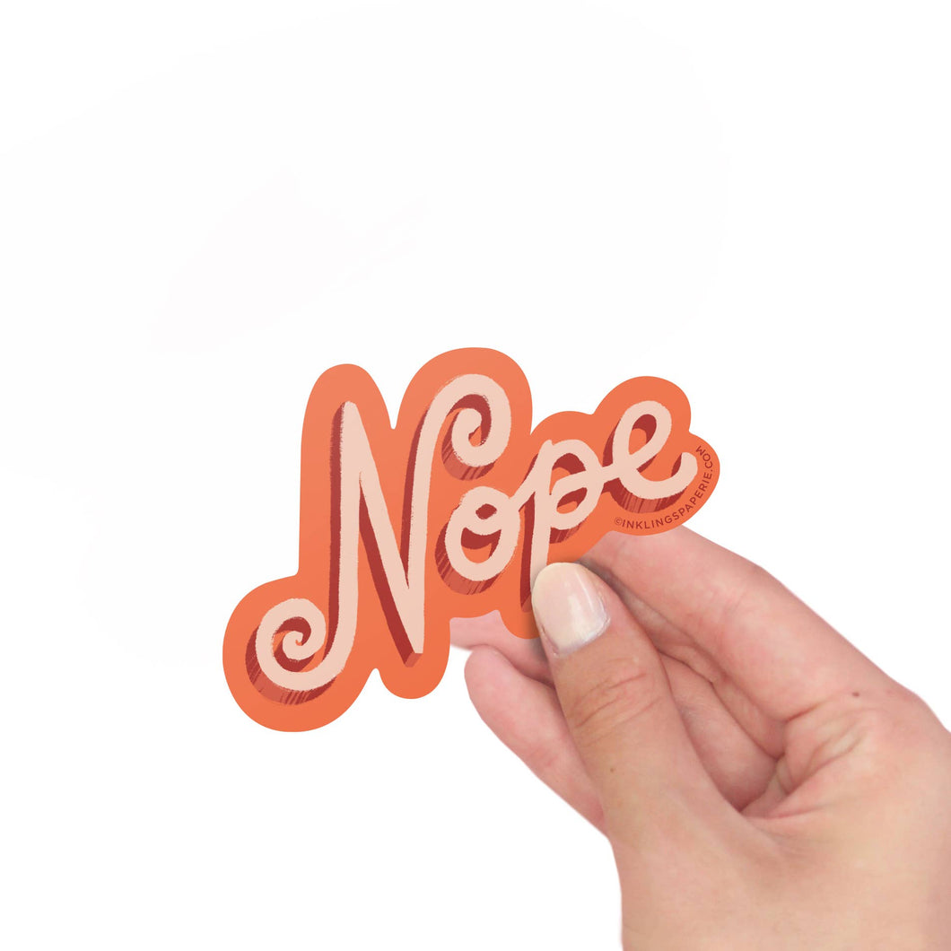 Nope Sticker