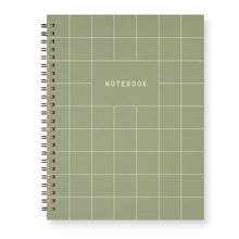 Load image into Gallery viewer, Grid Journal: Lined Notebook: Aloe
