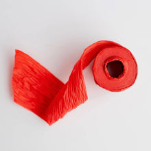 Load image into Gallery viewer, Crepe Paper Eco Ribbon: Red
