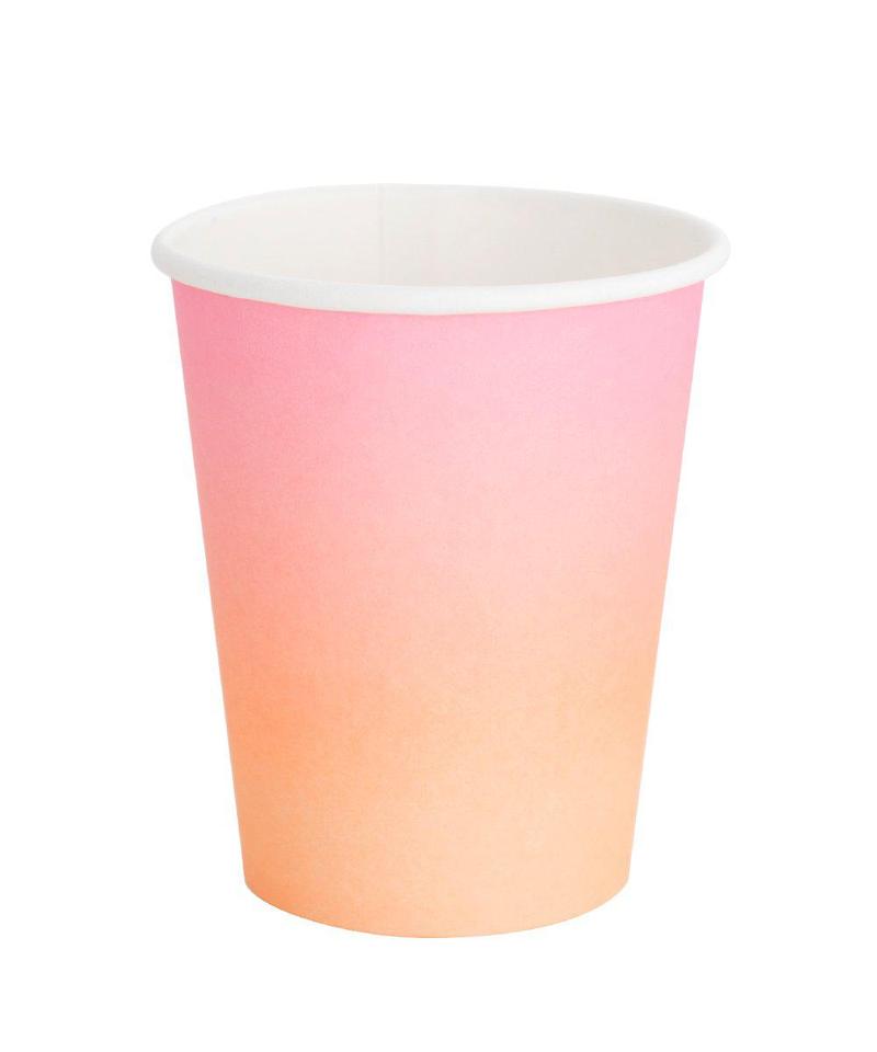 Sunset Ombre Cups