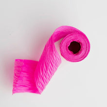 Load image into Gallery viewer, Crepe Paper Eco Ribbon: Hot PInk
