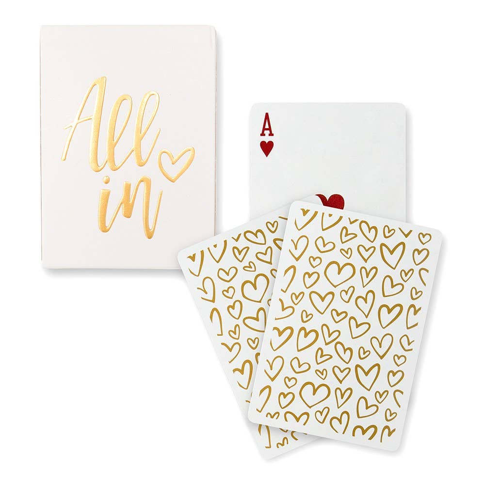 Gold Foil All In Playing Cards