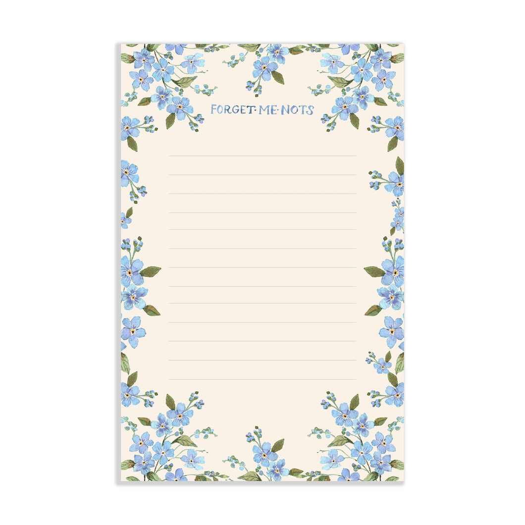Forget Me Nots Watercolor Notepad